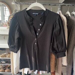 Veronica Beard puff sleeve shirt